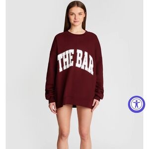 The Bar Varsity Sweatshirt XL Sold Out